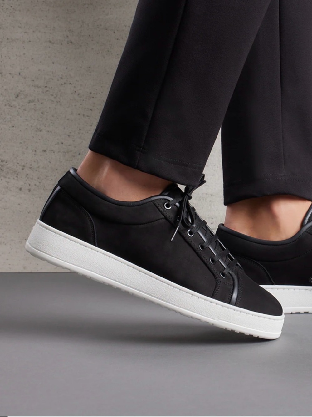 ETQ Amsterdam LT 01 Shades Nubuck Jet Black sz 43eu 10/10.5us